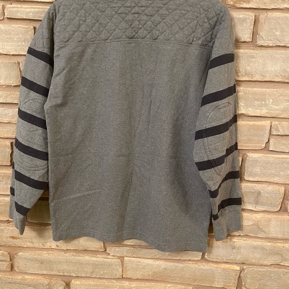 J. PETERMAN - Vintage Heavy Shoulder & Elbow Pads Md. Rugby Pullover Sweatshirt - Picture 9 of 15